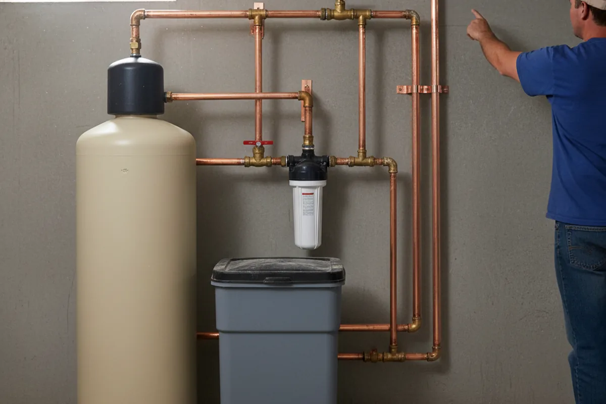 Whole-house water treatment system installed in Worden